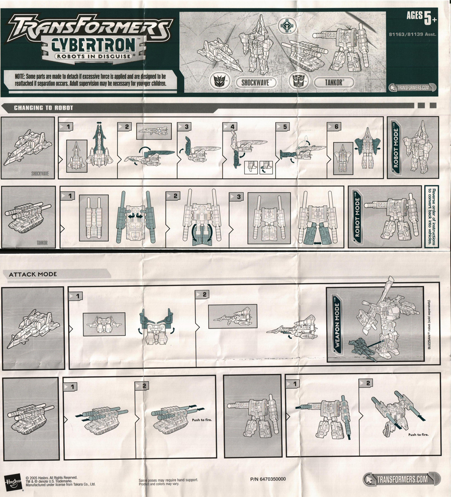 MiniCon Class Shockwave vs. Tankor (Transformers, Cybertron, Autobot